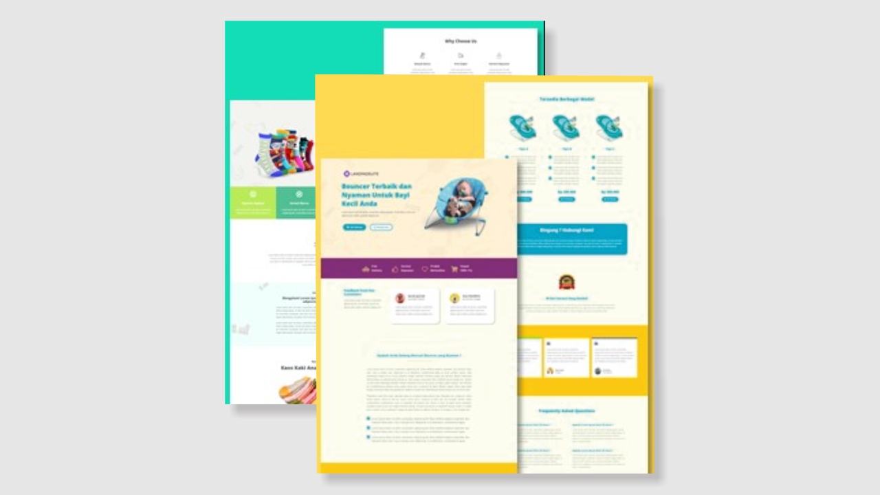 WEBSITE LANDING PAGE