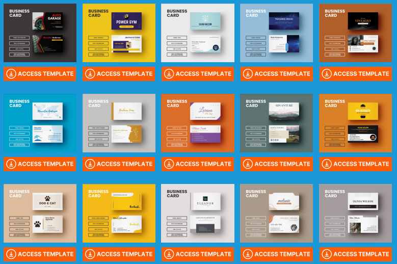 25 Business Card Templates