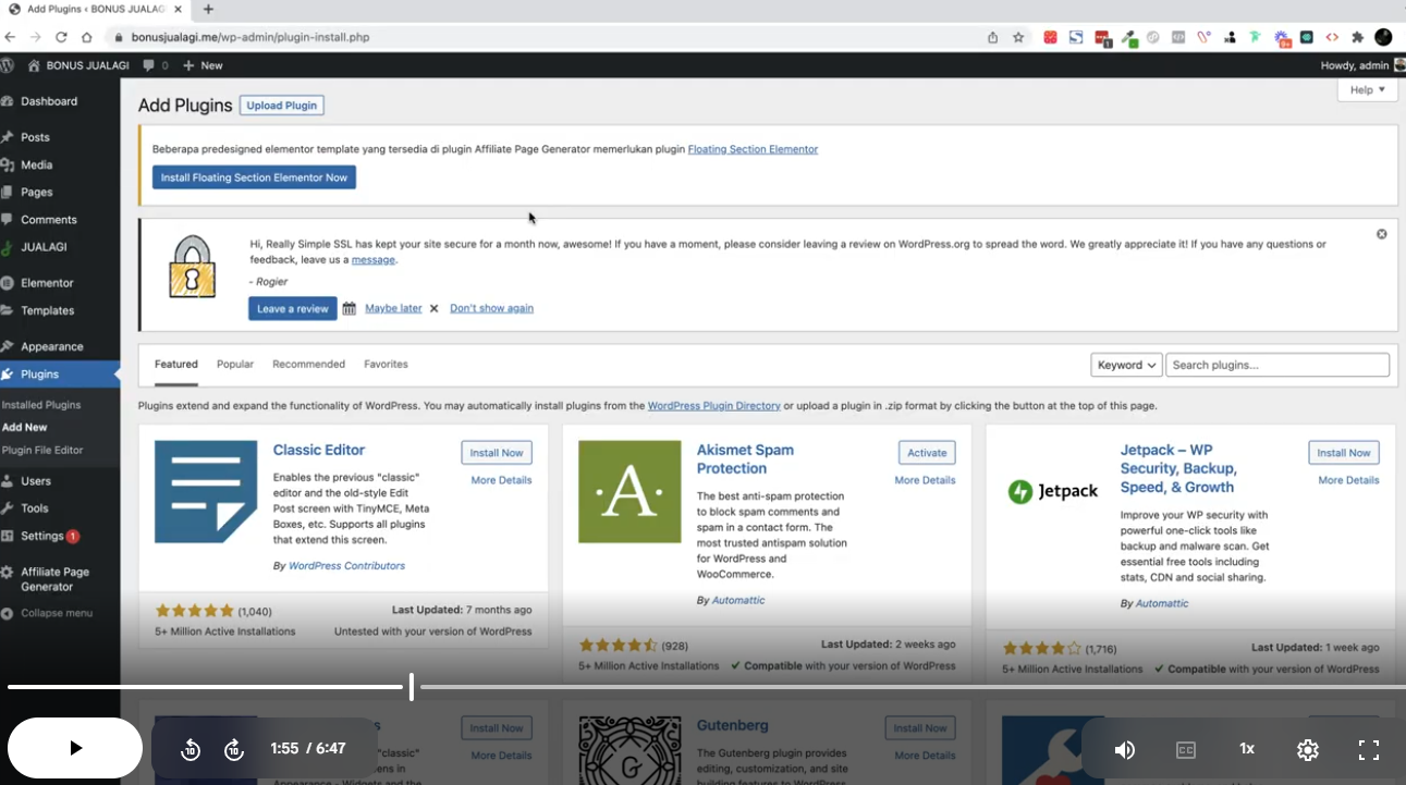 Wordpress Advanced