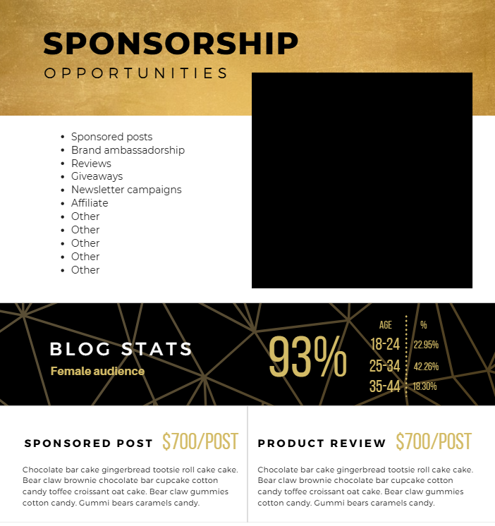 6 Elegant Media Kit